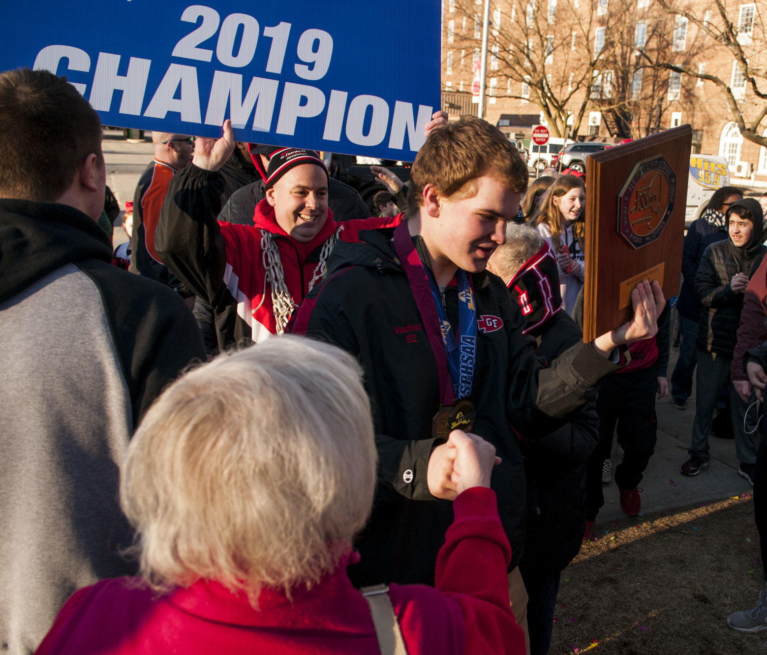 GF basketball parade